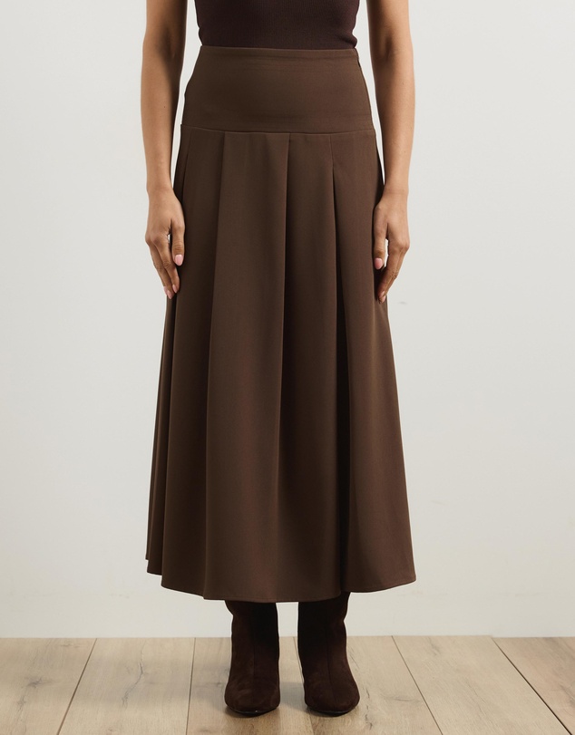 Atmos&Here - Molly Pleated Midi Skirt