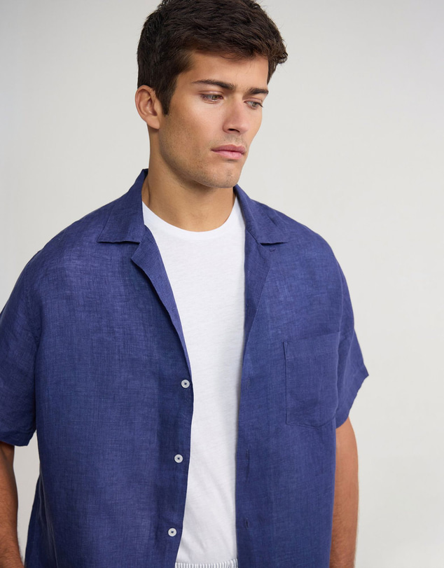 Oxford - Griffin Delave Linen Short Sleeve Shirt