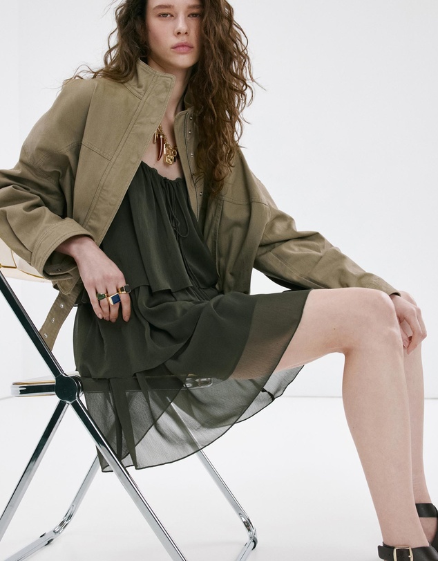 M.N.G - Short Ruffled Dress