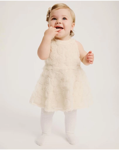 Bardot Junior - Pia Rosette Dress - Babies