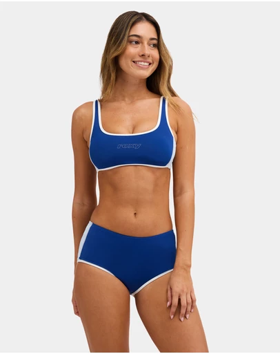 Roxy - Womens Active Panel Shorty Bikini Bottom
