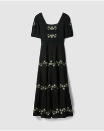 Rixo - Philippa Dress Lilia Embroidery
