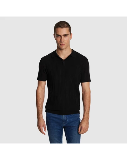 yd. - Banderas Knitted Polo Shirt