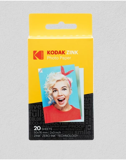 Kodak - Kodak Zink 2”x3” Photo Paper 20 Sheets
