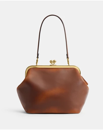 Coach - Loved Leather Kisslock Frame Bag 27