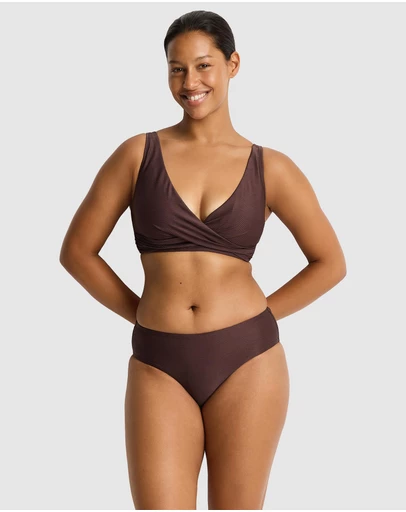 Sea Level Australia - Zen Cross Front Multifit Bra Top