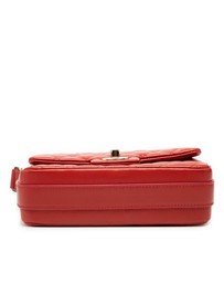 Pre-Loved by Azura Reborn - Pre-Loved CC Quilted Calfskin Ruffle Strap Flap