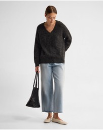 Oxford - Bridgette Alpaca Blend V-Neck