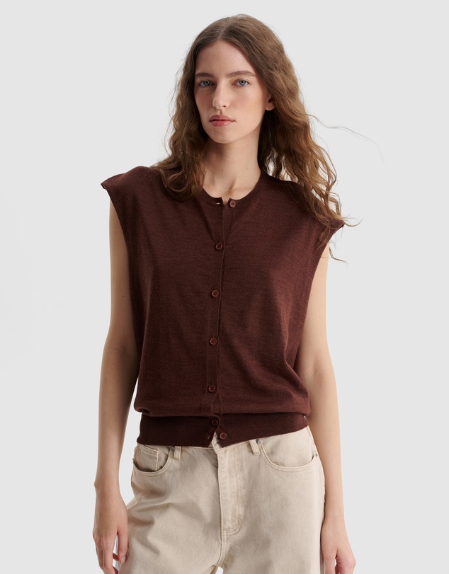 Morrison - River Knit Button Vest