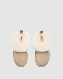 EVERAU - Australian Shepherd Ugg Glacial Kids Cow Suede Upper UGG Boots