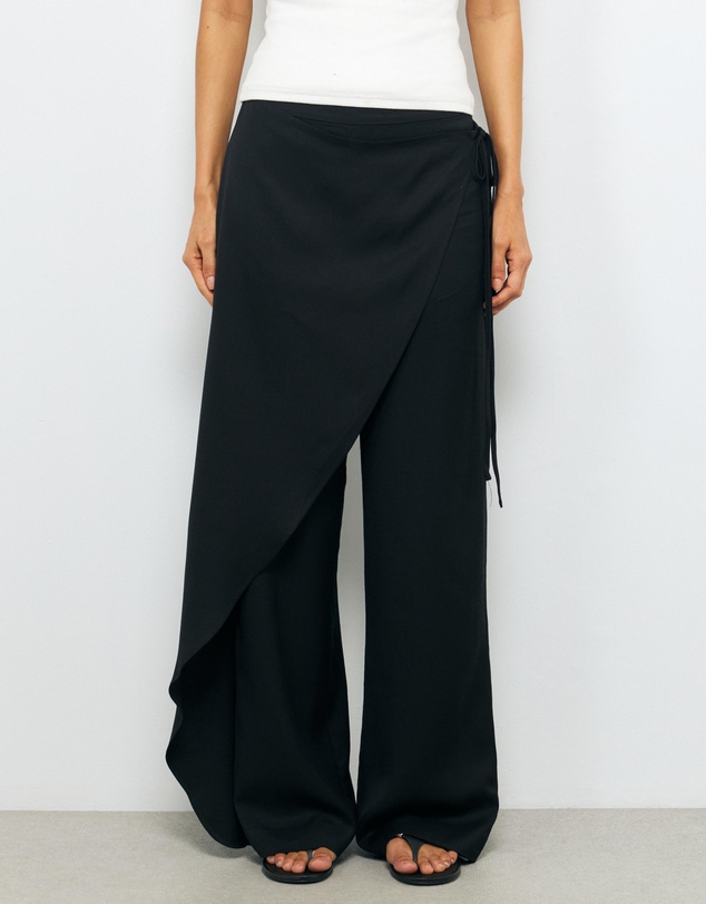 AERE - Margot Wrap Summer Suiting