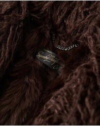 Superdry - Faux Fur Lined Longline Afghan Coat