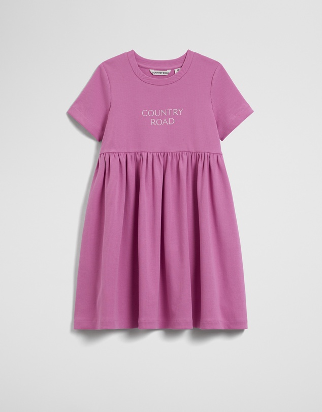 Country Road - Australian Cotton Blend Short Sleeve Rib Dress