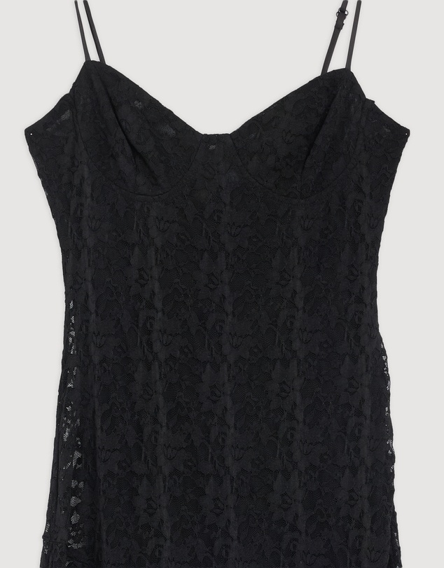 Revibe - Repaired CHANCERY Zara Lace Maxi Dress - AU 8
