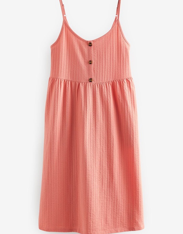 NEXT - Button Down Cotton Cami Summer Dress