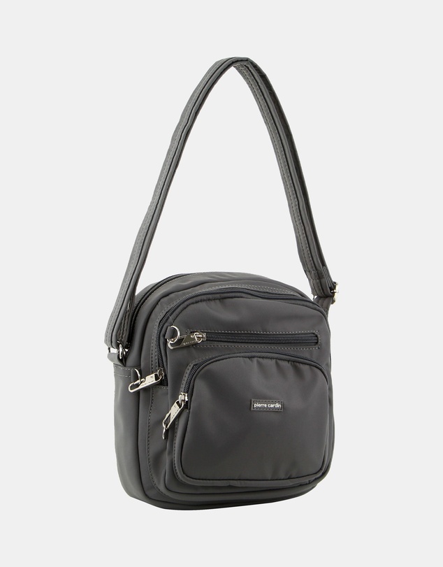 Pierre Cardin - Pierre Cardin Nylon Anti-Theft Cross Body Bag