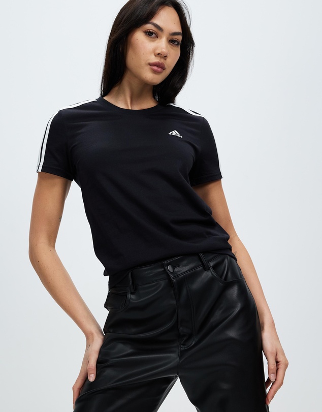 adidas Sportswear - Essentials Slim 3-Stripes Tee