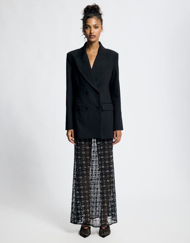 Lover - Isadora Sequin Sheer Maxi Skirt