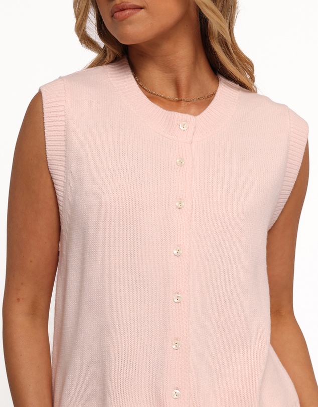 Petal & Pup - Weston Knit Vest - Pink