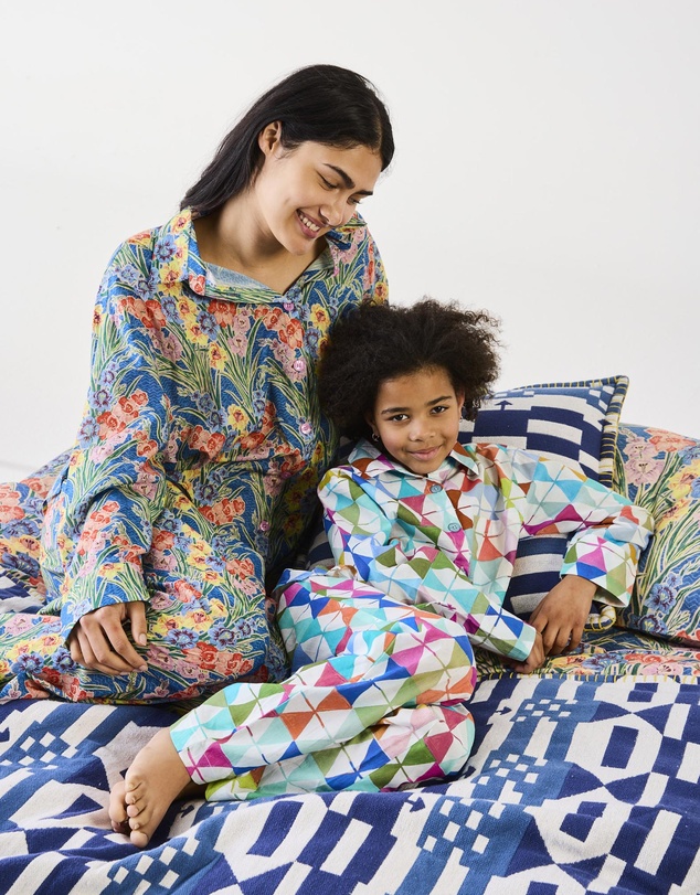 Kip&Co - Kip&Co x Anna Spiro Turkish Delight Kids Organic Cotton Long Sleeve Shirt and Pants Pyjama Set