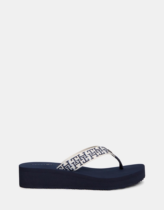 Tommy Hilfiger - Riri TH Mono Wedge Summer Sandals - Women's