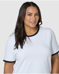 Sunday In The City - Luxe Contrast Tee