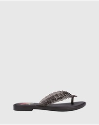 Melissa - MELISSA FLIP FLOP SLIM + GANNI