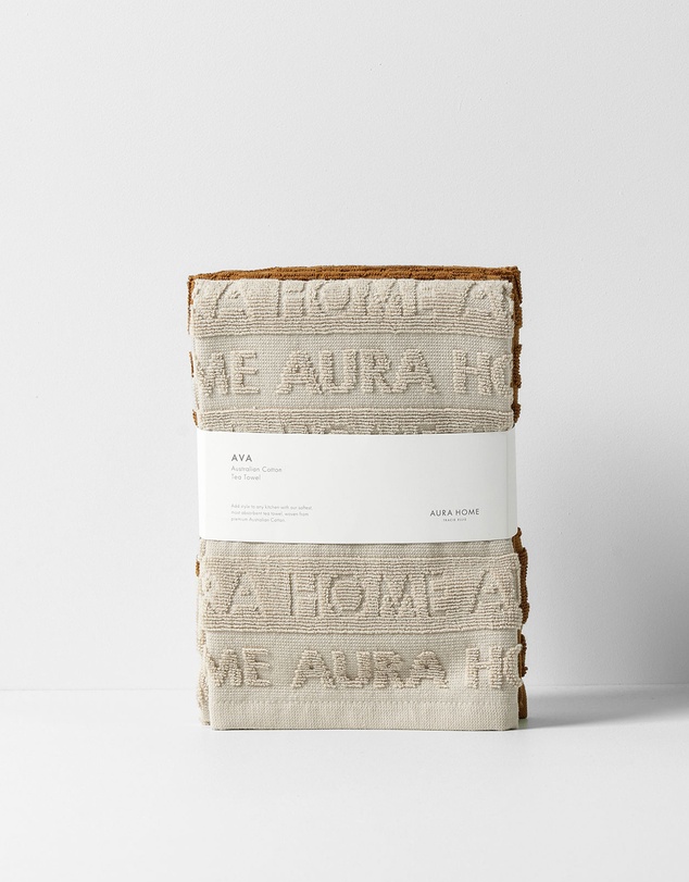 Aura Home - Ava Australian Cotton Tea Towel Pack of 2