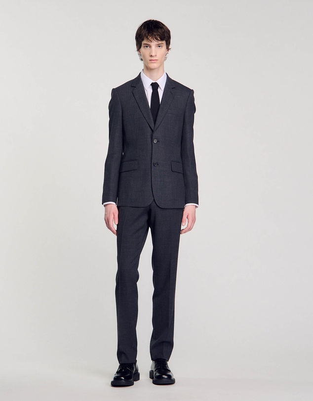 Sandro - Legacy Grey Suit Jacket