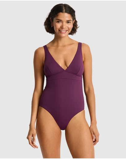 Sea Level Australia - Essentials Edit Longline Tie Back One Piece