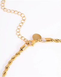 Lovisa - Waterproof Gold Plated Stainless Steel Thick Twist Chain Necklace