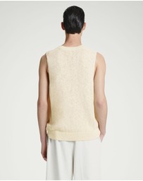 COS - Relaxed MelangeKnit Cotton Vest