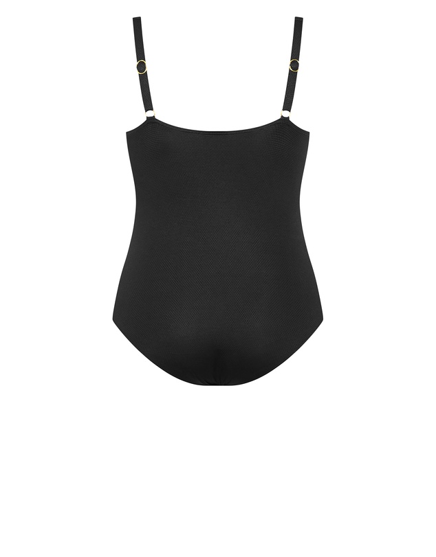 City Chic - Plus size Sardinia Underwire 1 Piece - black