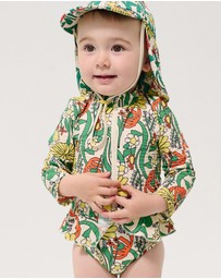 Bobo Choses - Colour Herbalist All Over Swim Overalls - Babies