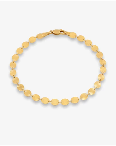 Rachel Jackson - Sunburst Chain Bracelet Gold Small