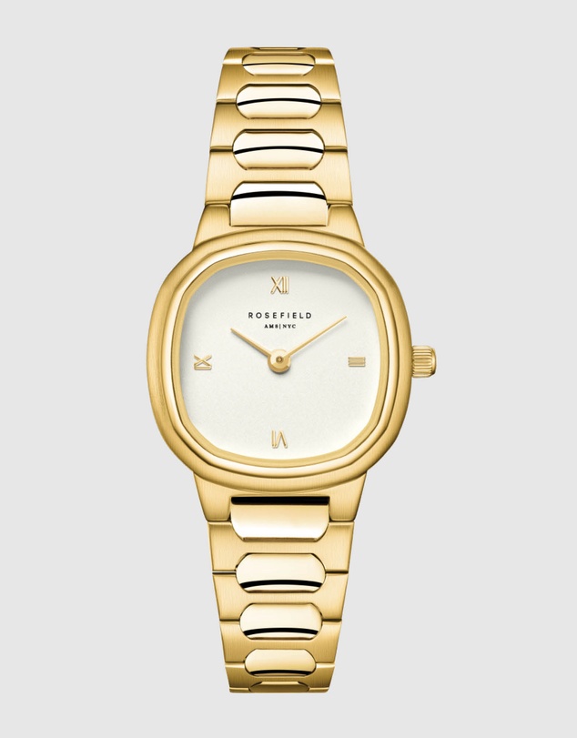 Rosefield - Gaia XS Creme Gold-Tone Bracelet Watch