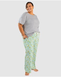 Bamboozld - Womens Flowers Jersey Lounge Pant