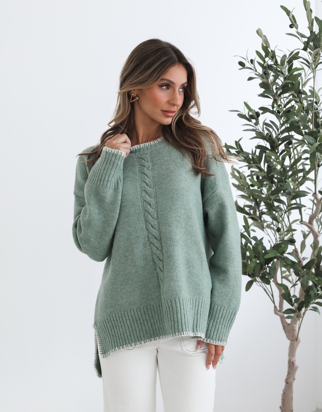 Esther & Co - Nasheia Knit - Sage