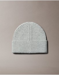 Calvin Klein - Wool Blend Signature Logo Beanie