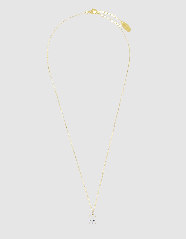 Georgini - Sydney Soirée Fairwater Elaine Cushion Cut Pendant Gold