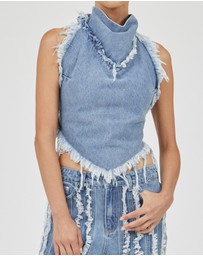 Third Form - Trace Distressed Kite Top