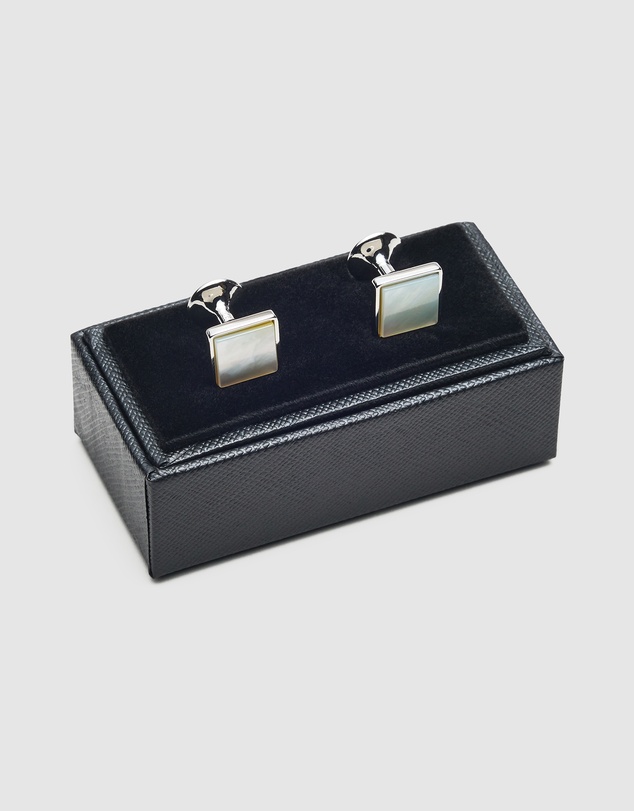 Politix - Mason Mother Of Pearl Cufflinks
