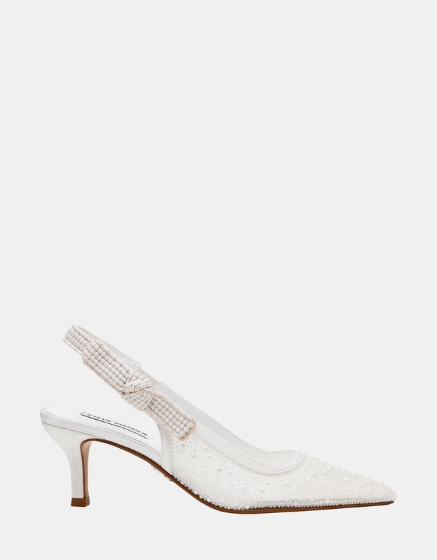 Steve Madden - Ensemble-P White Heels
