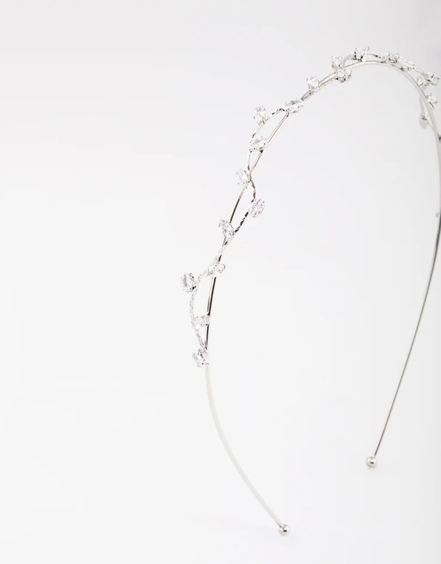 Lovisa - Gold Cubic Zirconia Dainty Vine Headband