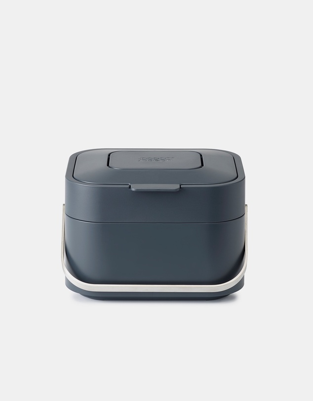 Joseph Joseph - Stack 4L Food Waste Caddy with Odour Filter (Grey)