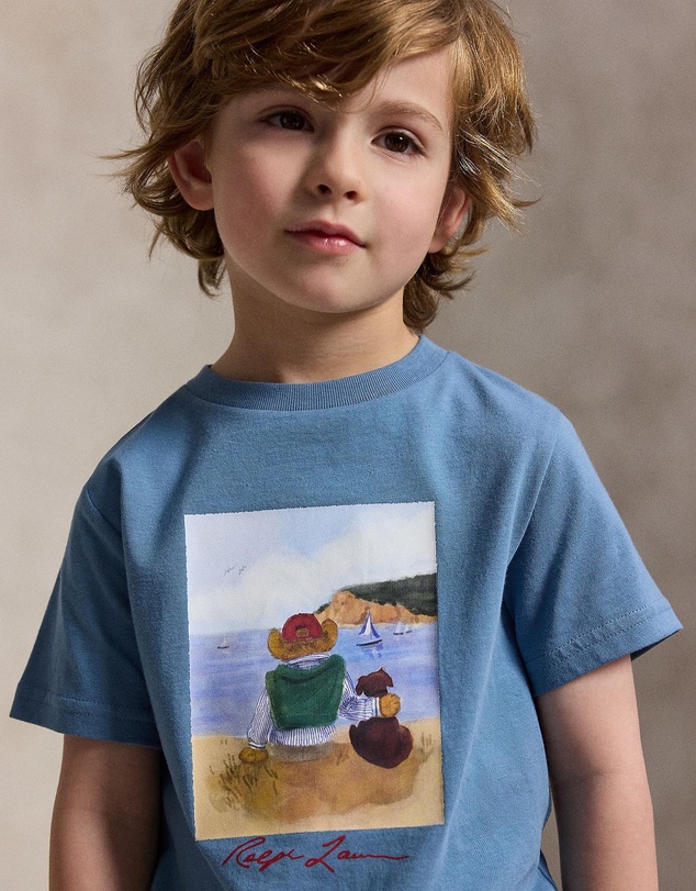 Polo Ralph Lauren - Polo Bear Cotton Jersey Tee - Kids