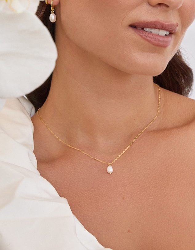 The Silver Collective - Zali Necklace Gold