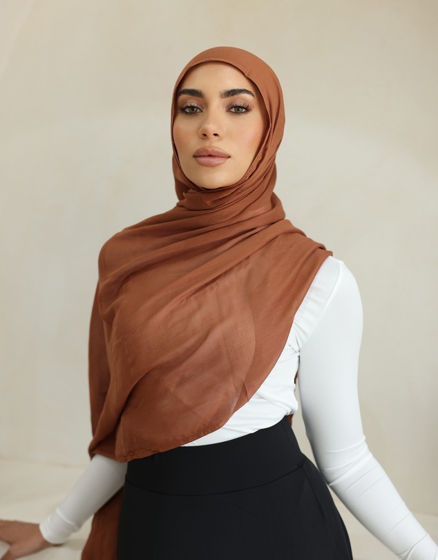 Mod Squad - Double Stitch Hijab- Terracotta