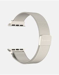 Friendie - Stainless Steel Woven Mesh Loop Band - The Melbourne - Apple Watch Compatible
