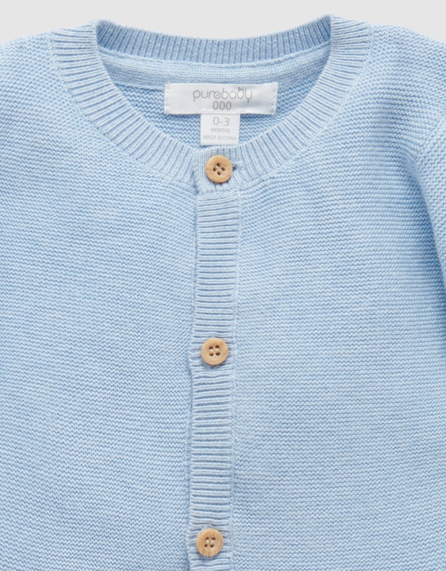 Purebaby - Textured Cardigan-Babies